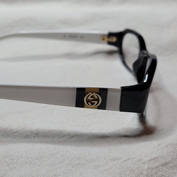 Gucci GG 2571 Black White and Gold Frame Only - Picture 9 of 11